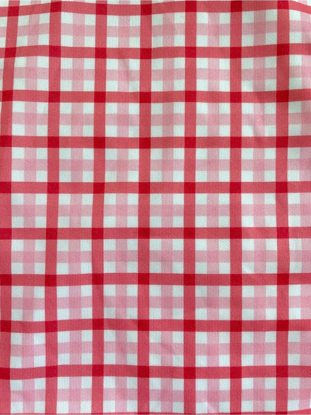 FootJoy Golfleisure Gingham Pink Red White Plaid Athletic Golf Skort Size XL